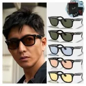 【RayBan 雷朋】Wayfarer亮黑膠框抗UV太陽眼鏡(RB2140F-901、902、901/64、901/R6、601/4B 多色任選)