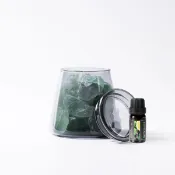 【康是美官方網購】【Montagne】綠螢石｜富士山晶礦杯鍍色款（贈杯蓋）｜佛手柑10ml_廠商直送