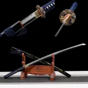 【御宗】大師級純手工千層鋼-武式刃 居合打刃 龍泉劍大師級制作自煉千層鋼鍛打收藏送禮交換禮物書房擺件未開刃