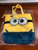 全新 小小兵 立體手提袋 Minion ME 絨毛布肩背包 萬用購物環保袋 神偷奶爸 送禮物補習外出袋 日本環球影城