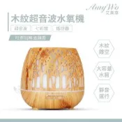 【Amywo艾美窩】木紋超音波負離子薰香機IM-400  水氧機 精油噴霧器 香氛機 小夜燈 噴霧機 加濕器 加濕機 精油