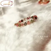 協貿國際日用品生活8館 小石頭設計純銀繞線戒指包金女寶石石榴石珍珠編織纏繞戒指