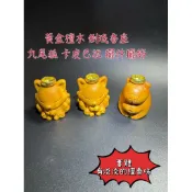 🔆Su3🔆 天然 黃金檀木 黃金柚木 倒流香座 九尾狐 卡皮巴拉 水豚 擺件擺飾