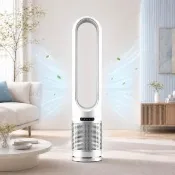 50吋無葉風扇/家用無葉風扇(塔扇/電風扇/落地扇/靜音/負離子空氣循環扇)