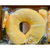 樂天小熊 頸枕 黑白帆布袋 《限量品》