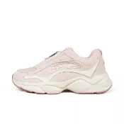 【FILA】Lace 女 休閒鞋 老爹鞋 復古 增高 拉鍊設計 舒適 粉紅(5-C307Z-551)