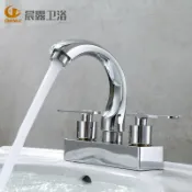 星光精品館 【冷熱雙開】廚房龍頭 洗菜盆龍頭 面盆龍頭 洗手盆龍頭 四方龍頭 雙開龍頭 冷熱二用 不鏽鋼材質 防鏽耐用 臺灣安裝