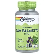 【iHerb】Solaray, 真實草本，鋸棕櫚，580 毫克，100 粒素食膠囊