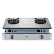 (全省安裝)林內二口爐嵌入爐彩焱瓦斯爐桶裝瓦斯RBTS-L260SA-LPG ★送陶板屋餐券1張