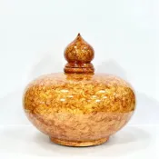(店+)【御古齋】樟木 藝術手繪 30cm 大聚寶盆 招財進寶 財源廣進 招財招福 居家 辦公室 風水開運 招財擺件 0709