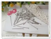 ☆荳荳龍~DIY手作黏土☆ T針/20mm*0.8mm/鎳色/一包7公克10元(約75根)