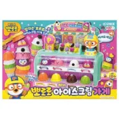 可超取🇰🇷韓國境內版 pororo 新版 DIY 製作 自行 設計 冰淇淋 ICE CREAM SHOP 場景組