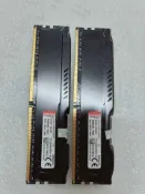 三和電腦配件店 金士頓 DDR4 2400 8G×2 駭客神條 雙通道記憶體 支援Intel AMD主機板 電競高效能 桌機電腦升級首選