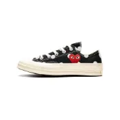 (店+)【CONVERSE】157248C CDG Play x Converse 1970s Polka Dot CTAS 圓頭系帶 低幫 帆布鞋 男女同款 黑白