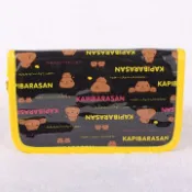 Kapibarasan 水豚君  黑色經典系列多層長夾包