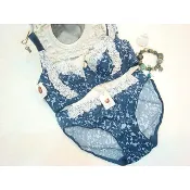 拜金的店曼黛瑪璉R61003 CB23(32C-34C.34D.34E.34F.36C.36E.38C.38D)藍色
