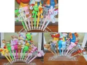 新款登場~30多款動物絨毛筆50支免運.結婚禮小物二次進場送客禮贈品獎勵學生日分享禮團購