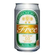 金牌 free 啤酒風味 飲料 無酒精 330ml（24入)