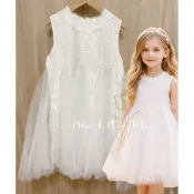 👗 Milu·童禮工作室 【現貨區】(90-140) 畢業洋裝 女童禮服 白紗公主裙 幼兒園畢業表演 花童洋裝