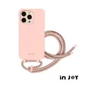 INJOY｜iPhone 17/16/15/14/SE3 可拆式 Urban Colourful 復古粉 背繩防摔手機殼