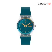 Swatch BLUE AWAY 經典手錶/太陽光譜折射錶盤/瑞士製造 SO28K700 (34mm)【官方旗艦店】