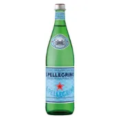 (店+)【S.Pellegrino 聖沛黎洛】S.Pellegrino義大利聖沛黎洛氣泡礦泉水750ml x12瓶(玻璃瓶)