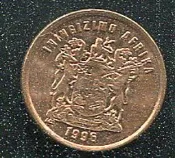 【錢幣】 (南非), SOUTH AFRICA  , 1 CENT  , K158  , 1996 ,品相全新UNC #202750 