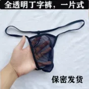 男士網紗情趣丁字褲T褲全透明一片式丁字褲內褲gay8802