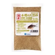 【Suisaku 水作】川砂 水槽底砂 3L 河沙/細砂/魚缸/水族/日本製(適合鼠魚.底棲魚.小型魚/穩定水質 F7086)