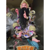〔修緣佛像文物館〕8寸8玄天上帝 真武大帝 神像 神明 神尊 樟木雕刻