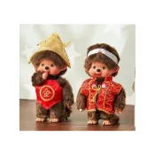 日本 Monchhichi 蒙奇奇 桃太郎&金太郎 S娃