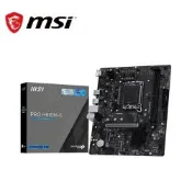 微星 PRO H610M-S D5 主機板+美光 PRO D5 16G 6000 OC 超頻 黑色 散熱片記憶體