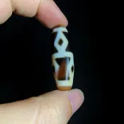 金剛六眼天珠 / 手工台珠 西藏天珠 藏傳天珠 天珠圖騰