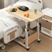 (店+)【MUSHE木舎】床邊桌/工作桌/辦公桌/移動桌/邊桌/沙發邊桌/升降桌/折疊桌/摺疊桌/桌子/小桌子/升降邊桌 床邊桌可移動升降護理桌病人餐桌可折疊床上臥床老人吃飯桌康復桌