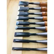 (店+)日本角利 鑿刀 日本制 平鑿 木工鑿 追入鑿 打鑿 榫接 木榫 DIY 木工 修鑿 細木工 木工工具 倉禾