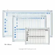 悅適影音教學導覽用品 ＊全省配送/來電優惠＊GB-07 90×120cm 行事曆白板/可客製化格線.文字印刷/偏遠地區運費需補貼