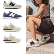 【NEW BALANCE】NB 237復古鞋/運動鞋_MS237CI-D_MS237HN-D＿中性_白灰黑/藍白色