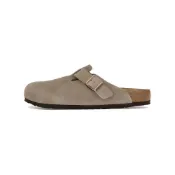 (店+)【BIRKENSTOCK 勃肯】0060461 Birkenstock Boston BS 舒適百搭 外穿透氣 防磨包頭拖鞋 男女同款 灰褐色