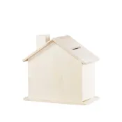 (店+)煙囪存錢筒︱木胚存錢 木質存錢筒 黏土木器 彩繪DIY 美勞材料 木製塗鴉 雪花泥黏土框 木製材料︱麥手作