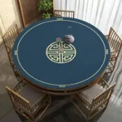 免運/圓桌墊 棋牌室隔音正方形防滑麻將 桌墊 撲克牌九墊防噪音耐磨牌 桌墊 可水洗
