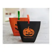 (店+)嚴選SHOP 萬聖節mini紙盒 紙袋盒 糖果包裝盒 鬼節禮物盒 餅乾盒 糖果盒 牛軋糖紙盒 萬聖節包裝 X067