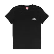 【KENZO】KENZO HAPPY TIGER虎頭圖樣LOGO棉質短袖T恤(女款/黑)