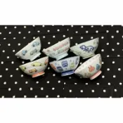 日本瓷器 日本製 A品 にこにこ VP茶碗 KIDS シリーズ 卡通兒童碗