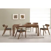 (店+)【全台傢俱】CM-26 耶達 6尺餐桌 / 卡文餐椅(布)(實木) 傢俱工廠特賣 批發價優惠