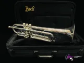 【現代樂器】已售出！85成新 中古 Bach TR-400 鍍銀小號(小喇叭) TR400