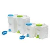 (店+)【芙詩雅】佳斯捷 生活水箱 附水龍頭 (10L/20L可選) 手提水桶 儲水桶 露營水桶 戶外水桶 帶龍頭水桶