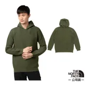 【美國 The North Face】男 款 彈性長袖針織連帽上衣 街頭潮流帽T.休閒衫_橄綠_3VAD