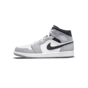 (店+)【NIKE 耐吉】Air Jordan 1 Mid Light Grey 灰黑 554724-078 煙灰 男鞋 AJ1 籃球鞋