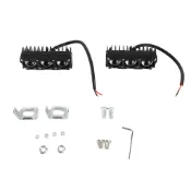 摩托車聚光燈摩托車 LED 駕駛燈具有 5 種照明模式 IP68 防水,適用於摩托車、卡車、拖拉機、拖車、高爾夫球車花園