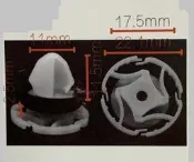 雪鐵龍PEUGEOT標緻 107 206 207 307 407 408 508 車門 內板 內飾板 內裝板 固定扣 扣